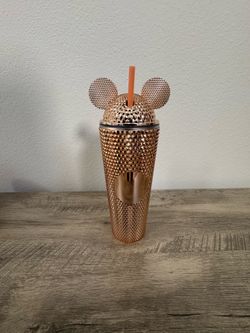 Rose Gold Mickey Ears Tumbler
