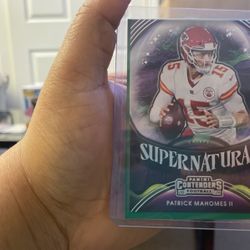 2021 Panini Contenders Patrick Mahomes II Supernatural #SN-PMA