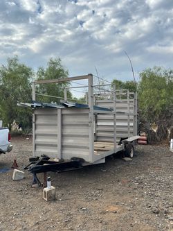 Steel Trailer with Railing