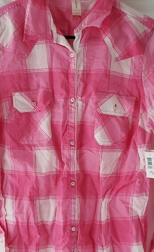 Plaid Pink Shirt