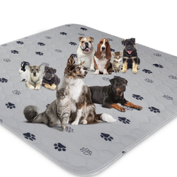 GOGREEN Waterproof Reusable Pets Trai Pads Washable Pee Pads for Dogs,Pads for Potty Training with Leakproof Bottom (1 Pack, 72"x72")