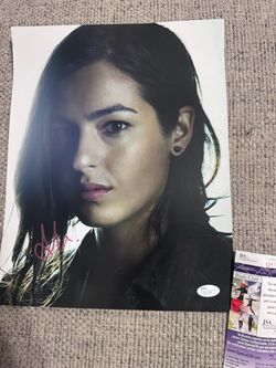 Alanna Masterson SIGNED Autograph Walking Dead 11x14 Photo - JSA Coa