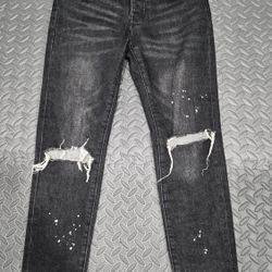 Purple Brand P001 set Black skinny jeans 28"