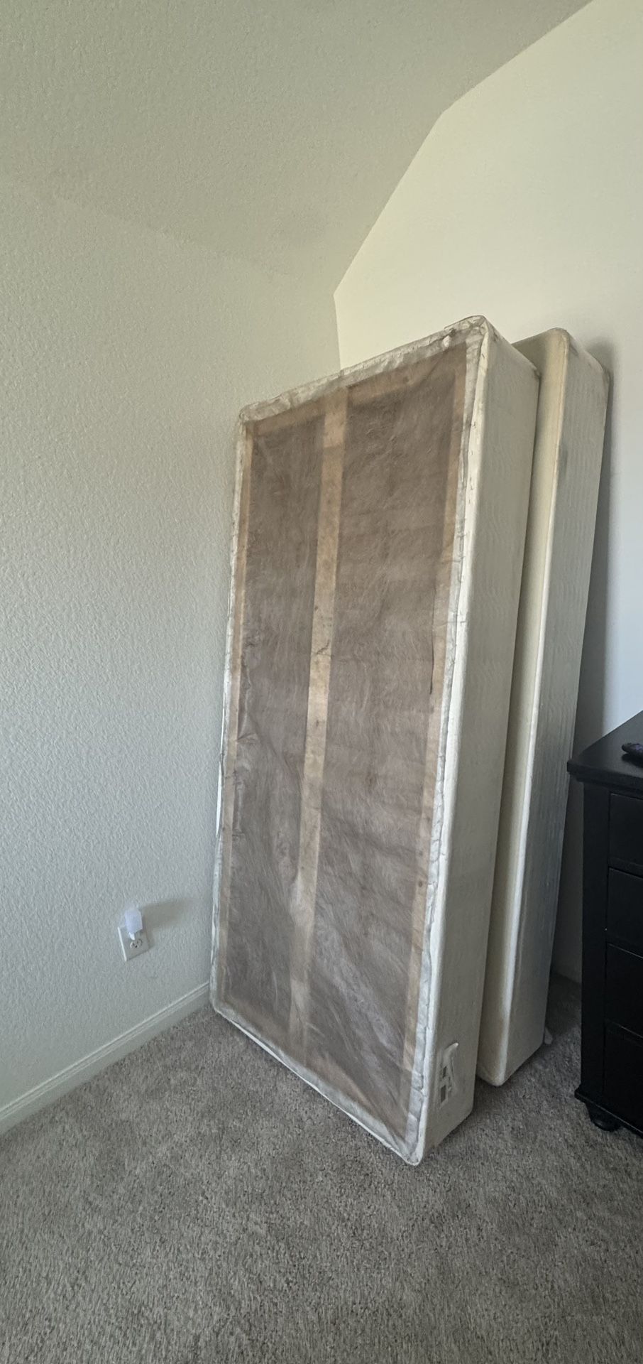 Queen Bed frame And King Size Box spring