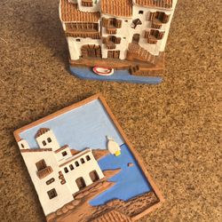 Hand Made Mediterranean Ceramic Wall Art/Decor