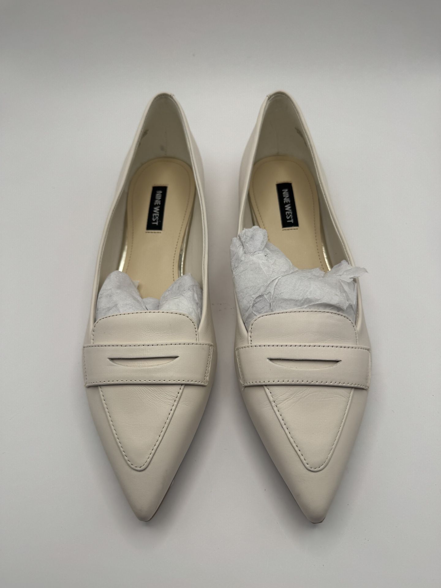 NIB Nine West Ivory Lallin Pointed Toe Slip-on, Women’s Size 8