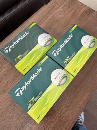 NEW GOLF BALLS 2025 TaylorMade Tour Response White 1 or 3 Dozen