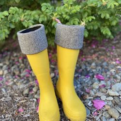 PRICE DROP Yellow Rain Boots 