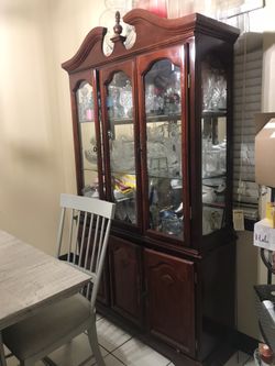 Furniture display glass