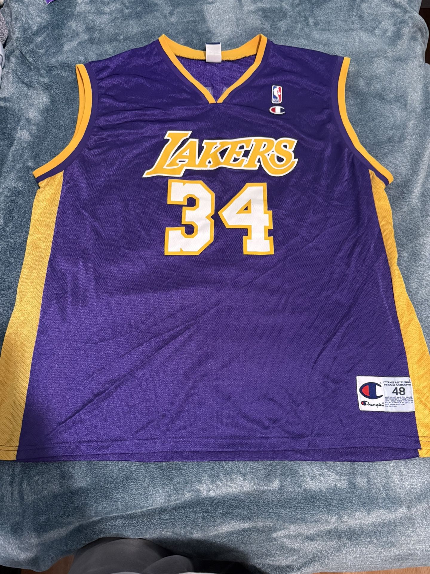 90’s Shaq Lakers Jersey,