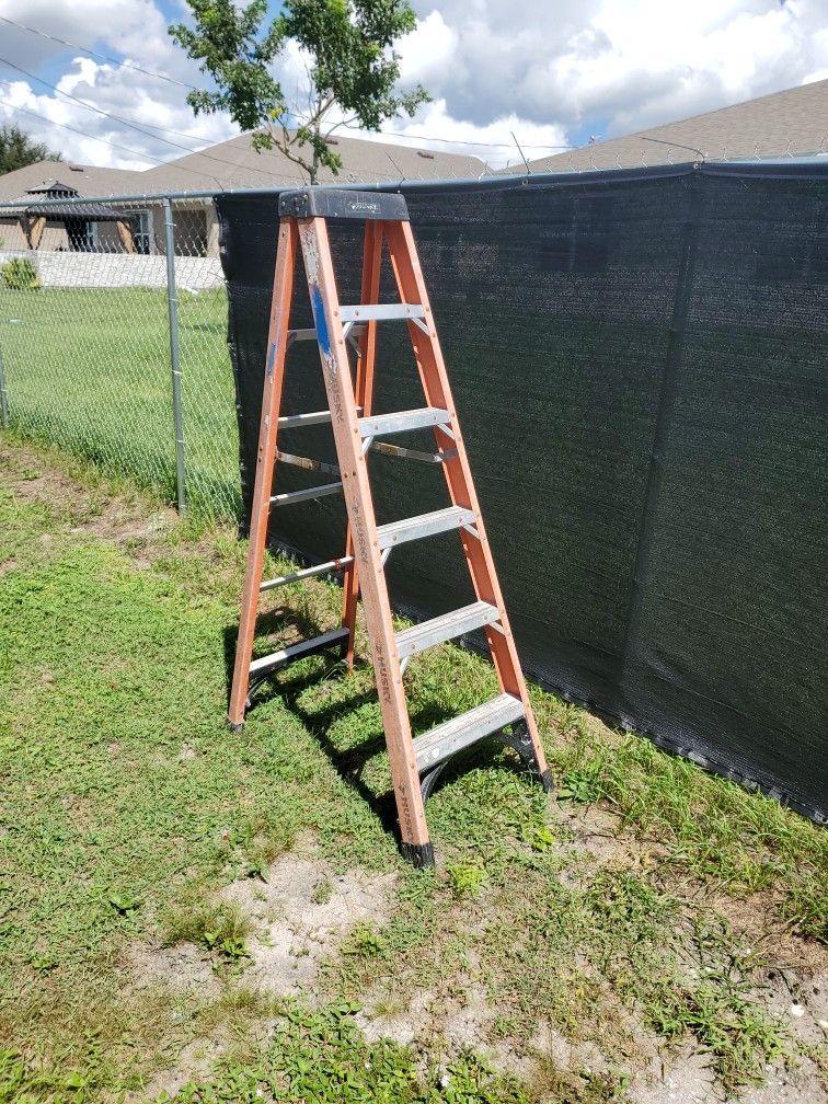 6 Ft Fiberglass Ladder