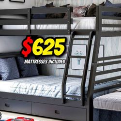 Twinfull Black Double With Ortho Matres!!