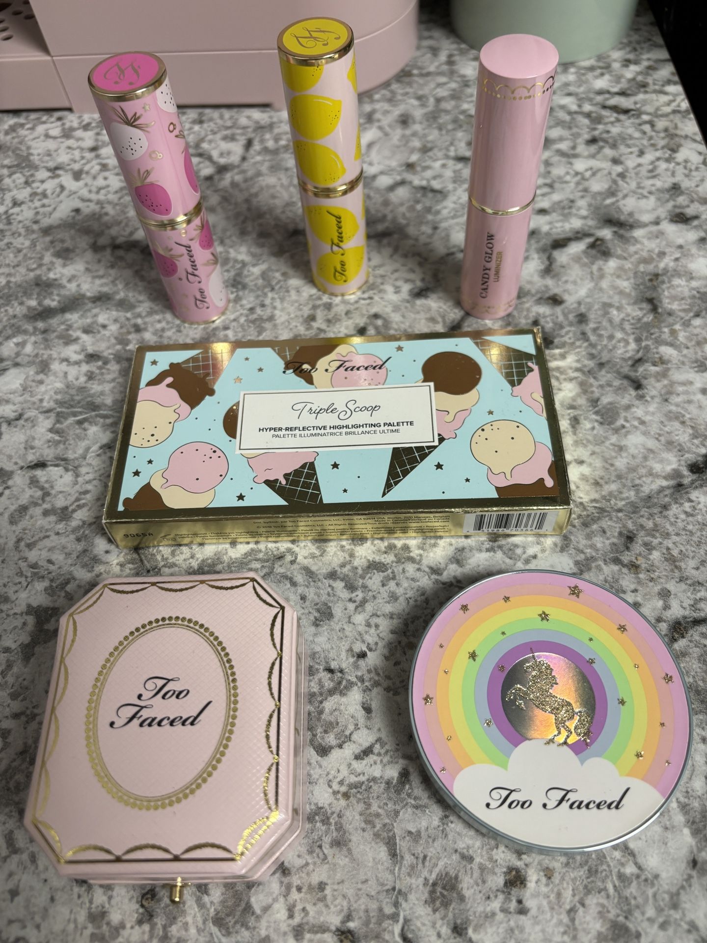 Too Faced Highlighter Lot (read description)