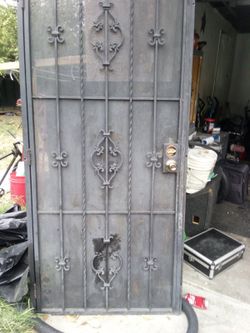 Security Screen Door 8ft Tall And 39 1/2 Across