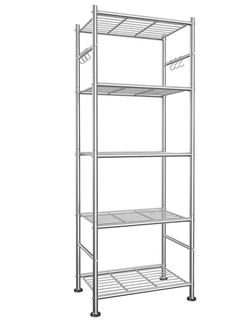 5-Tier Metal Wire Storage Shelving Unit