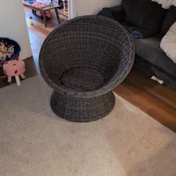 Wicker Swivel Chair