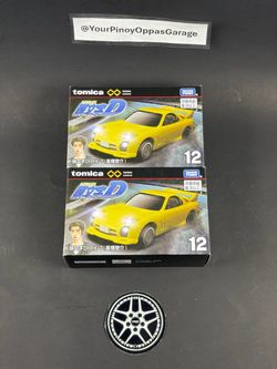Takara Tomy Tomica Premium Unlimited - Initial D #12 - Yellow Mazda FD RX-7 Keisuke Takahashi