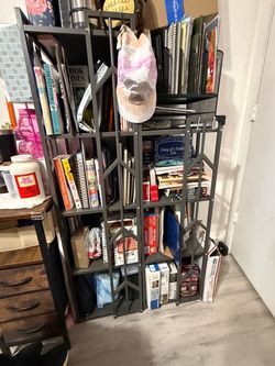 2 Spinning bookshelves