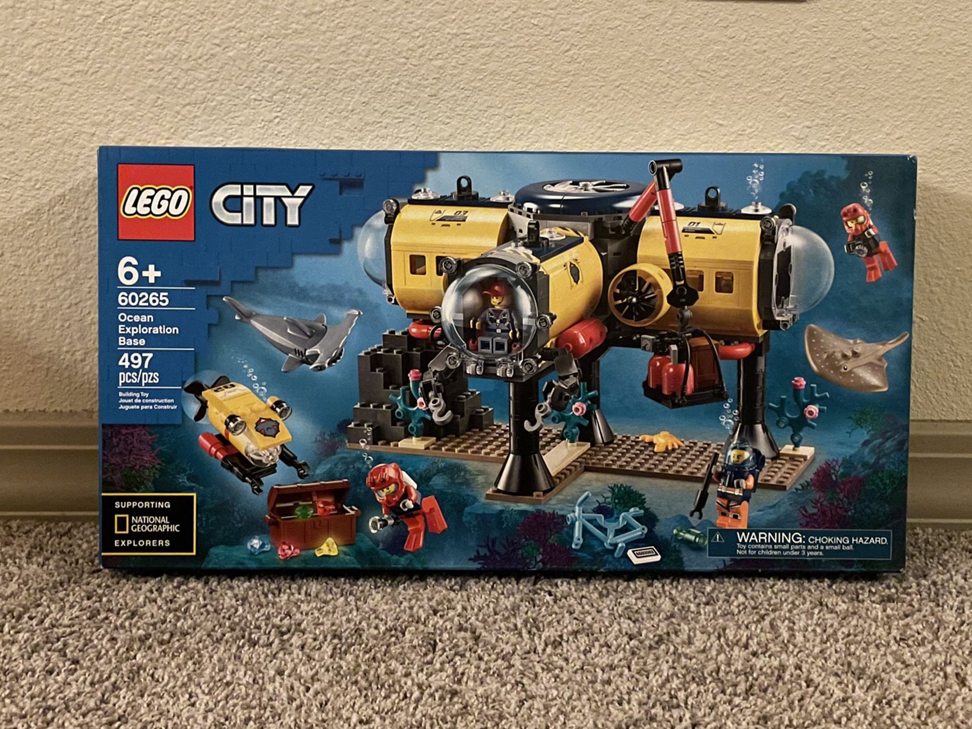 LEGO 60265 City Ocean Exploration Base 497pcs New