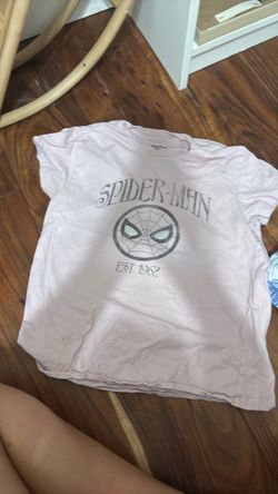 Spider-Man Graphic T-Shirt pink