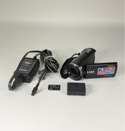 Sony Handycam HDR-CX220 Black 8.9MP Full HD Camcoder with 8GB Memory & Charger