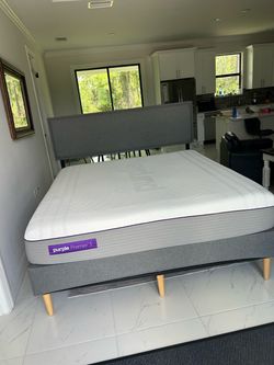 Purple Hybrid 3 mattress & Purple Frame & Headboard only months old basically new! I can deliver and set up  Or come see   Retail $4,389 Your Price $1