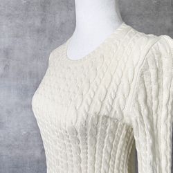 GAP gapstretch Women’s M Cable Knit Sweater in Ivory