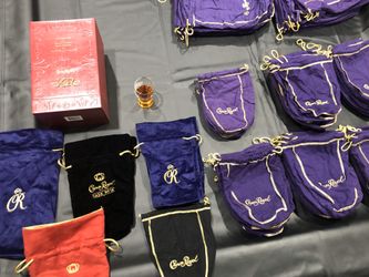 Crown Royal Bags Lot of 130