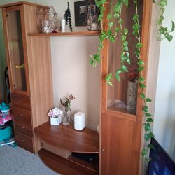 Wood Entertainment Center 