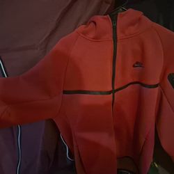 Red nike 1XL hoodie