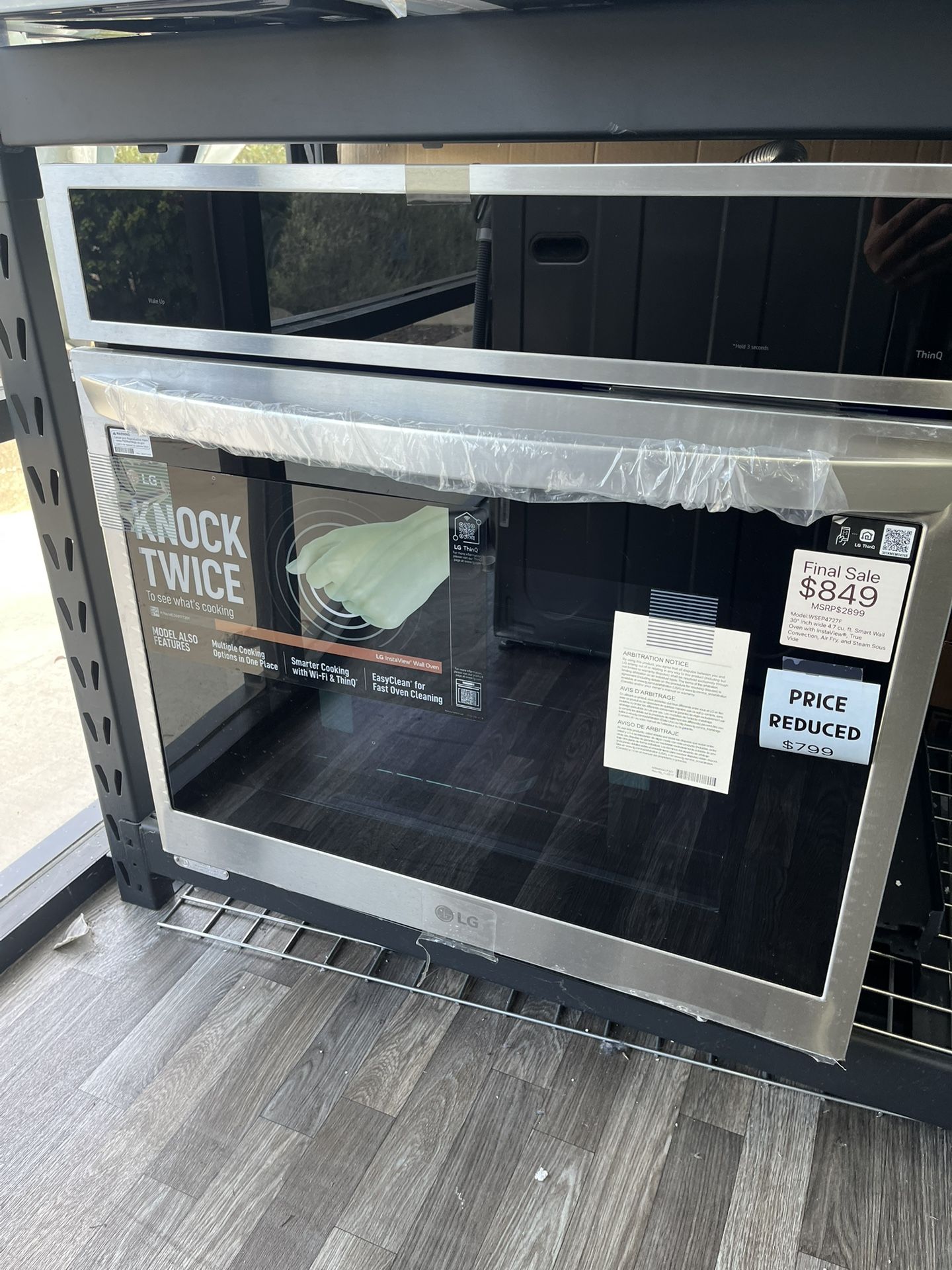 30” Wide Electric Wall Oven by LG at 72% Off MSRP!