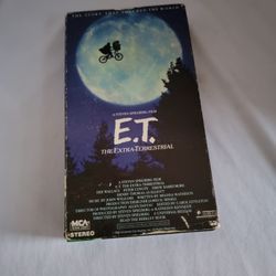 E.T. The Extra-Terrestrial (VHS) original 1982