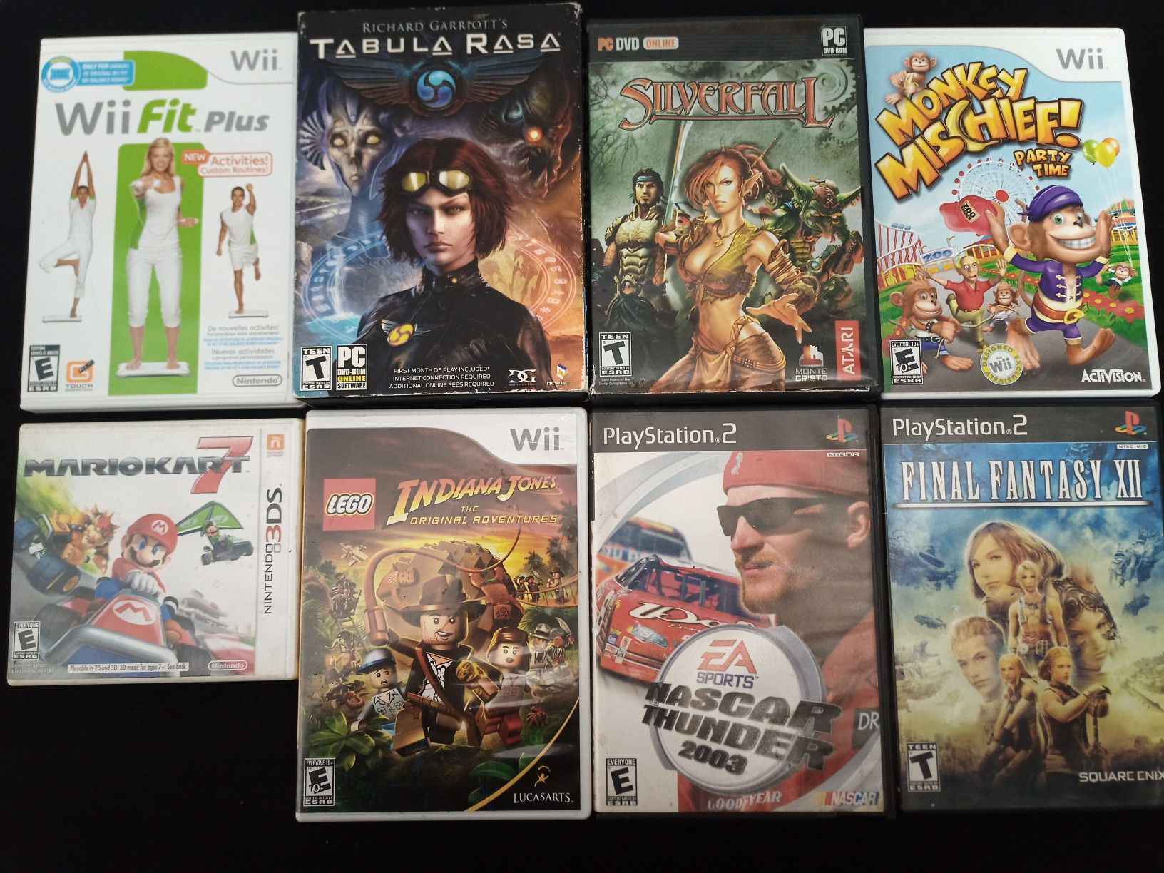 Bundle of Game Cases w/ Manuals