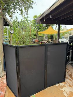 DJ Facade Booth Panel Screen 4-Panel