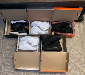 Lot of 5 Air Jordan Nike Sneakers