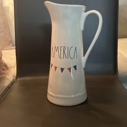 Rae-Dunn America Pitcher