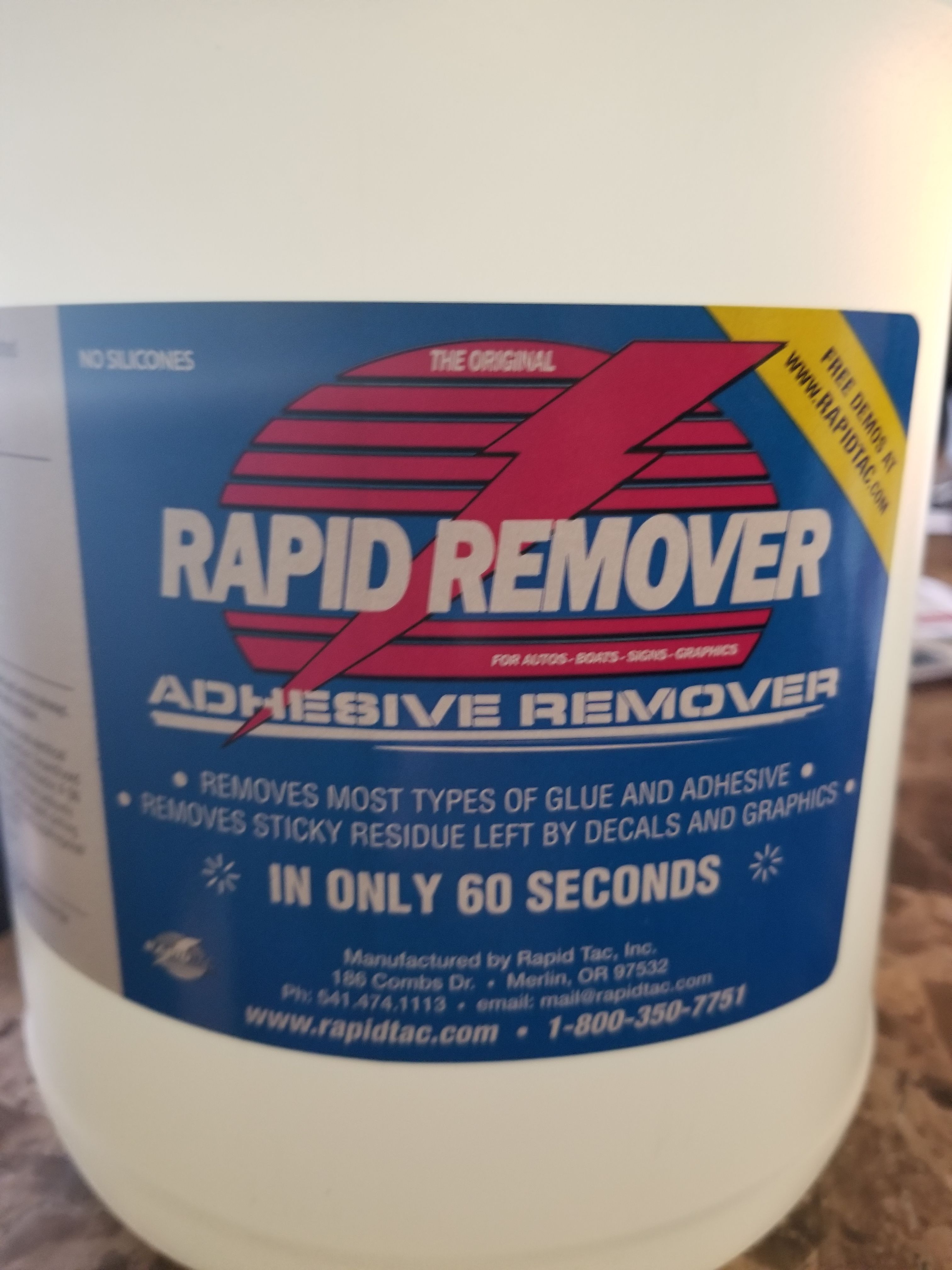 Rapid Tac Rapid Remover adhesive remover for Sale in Phoenix, AZ