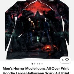 XL Men Hoodie Halloween