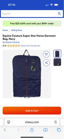 Horse garment bag