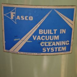 Fasco Built-in Vacuum Cleaning System
