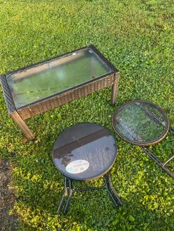 Small outdoor tables