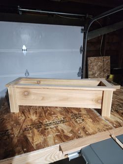 Cedar planter boxes