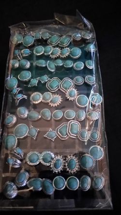 Turquoise Color Earrings