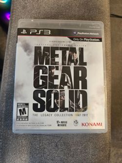 Metal Gear Solid: The Legacy Collection PS3