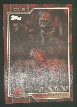 2026 Topps Flagship KC Concepcion #323 Team Logo Border Variation RC Browns