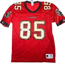 Vintage Reidel Anthony #85 Tampa Bay Buccaneers Champion Jersey Size 40 Red NFL