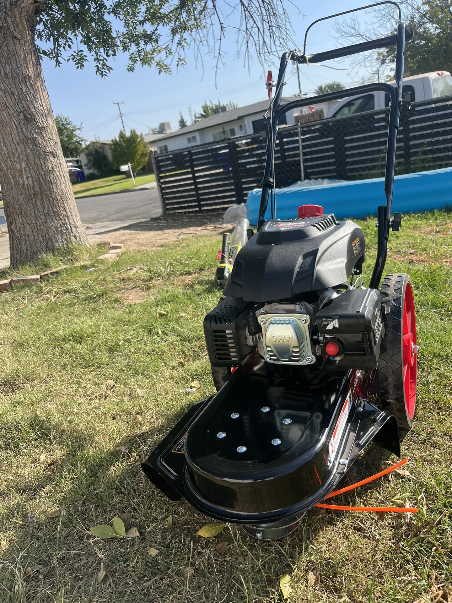 Legend Force 22 in. 173 cc Gas Walk Behind String Trimmer/Mower