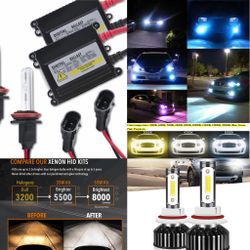 Led headlight bulb kit and hid headlight conversion- any ride.- mazda chevy Tahoe SilverAdo yukon gmc sierra ford f150 f250 mustang caprice