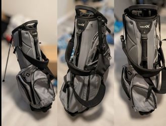 Tour X stand golf bag grey/black