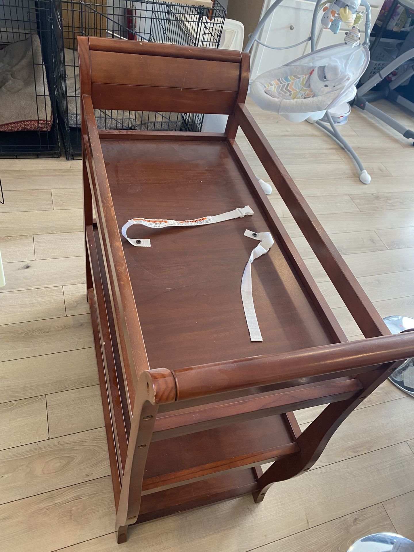Diaper changing table